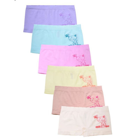 Celana Dalam Katun Tanpa Jahitan untuk Anak Perempuan, Tipis Anti Lecet untuk Musim Panas - Pakaian Dalam Anak Grosir