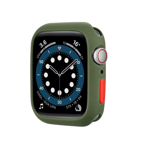 Capa Protetora de TPU com Estrutura Metálica para Apple Watch Series 10 iWatch 38/40/41/42/44/45MM - Protetor de Tela OEM