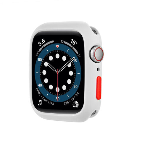 Capa Protetora de TPU com Estrutura Metálica para Apple Watch Series 10 iWatch 38/40/41/42/44/45MM - Protetor de Tela OEM