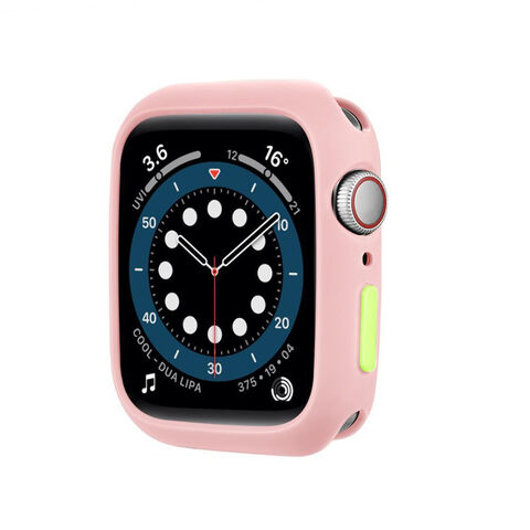 Capa Protetora de TPU com Estrutura Metálica para Apple Watch Series 10 iWatch 38/40/41/42/44/45MM - Protetor de Tela OEM