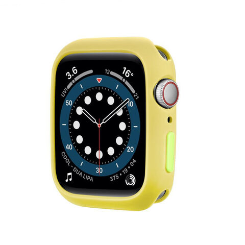 Capa Protetora de TPU com Estrutura Metálica para Apple Watch Series 10 iWatch 38/40/41/42/44/45MM - Protetor de Tela OEM