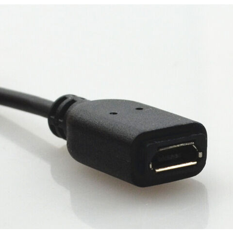 Cable Micro Hembra, Cable USB A Macho a Micro USB Hembra, para Dispositivos Móviles y Tablets con Función OTG