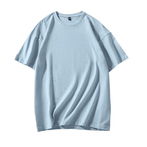 T-shirts d'équipe à manches courtes et col rond en coton avec logo personnalisé pour vêtements de travail