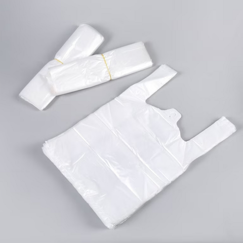 Sac Shopping en Plastique de Haute Qualité - Sac Cabas Solide Type T-Shirt, Parfait pour le Commerce de Détail, Vente Directe d'Usine pour une Valeur Maximale