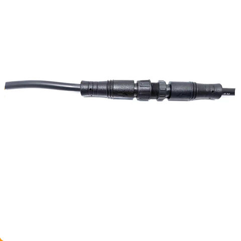 Conector impermeable de 3 pines IP67 para iluminación LED exterior, conector impermeable de 4 pines, conector de cable M10