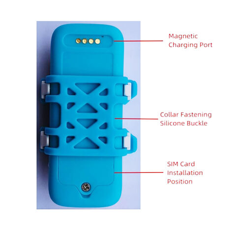 Bestseller Wasserdichter Haustier GPS Tracker 4G LTE Echtzeit Hunde Katzen Tier GPS Ortungsgerät mit Kostenloser Mobile App