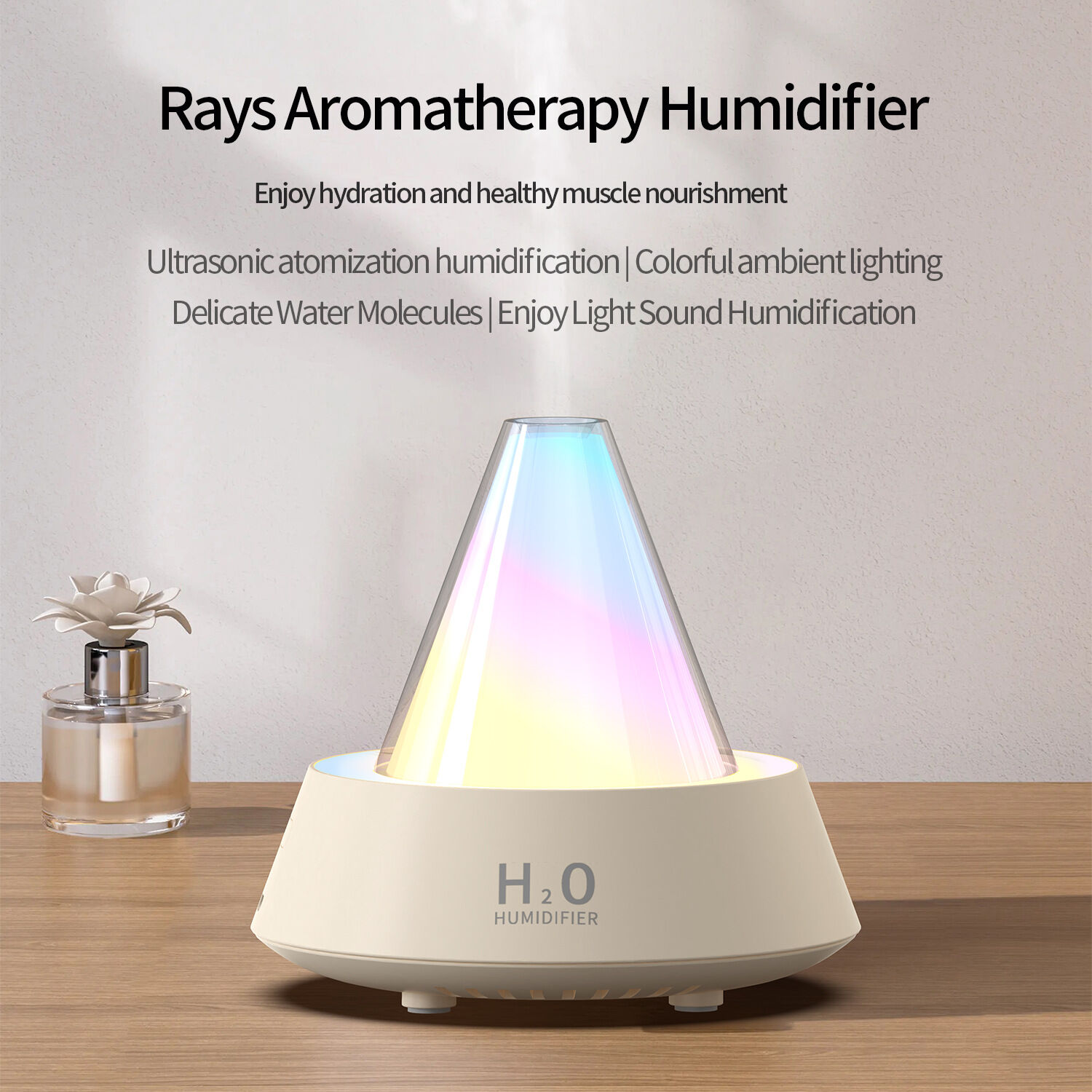 Humitas Diffusers Buy China Wholesale Factory Led Essential Oil Diffuser With 7 Color ...