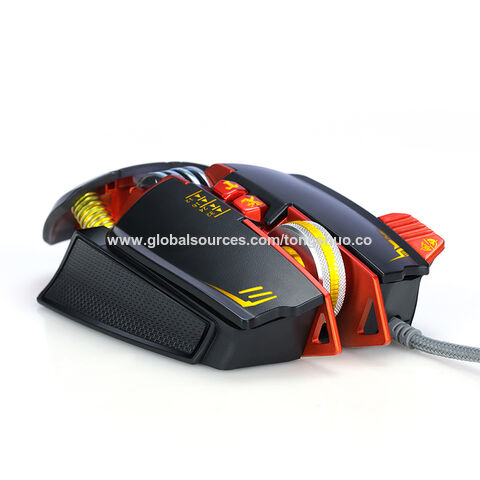 Nouvelle Conception V9 Souris Gaming Personnalisée Rétroéclairage RGB Souris Gamer Filaire 3200 dpi
