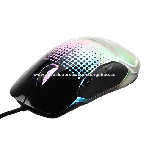 Souris Gaming RGB Filaire 12000 DPI avec Rétroéclairage pour Ordinateur et Portable - Haute Précision pour eSport