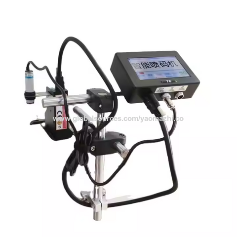 Yaomatec Y-T6 12,7mm impresora de inyección de tinta continua en línea para la fecha de vencimiento código QR tij impresora de etiquetas de inyección de tinta en línea