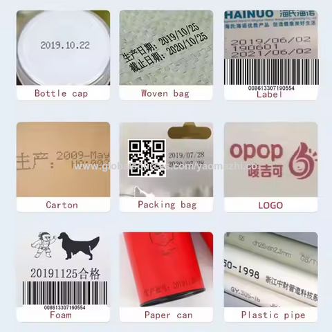 Yaomatec Y-T6 12,7mm impresora de inyección de tinta continua en línea para la fecha de vencimiento código QR tij impresora de etiquetas de inyección de tinta en línea