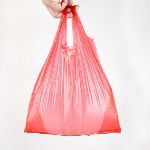 Sac Shopping en Plastique de Haute Qualité - Sac Cabas Solide Type T-Shirt, Parfait pour le Commerce de Détail, Vente Directe d'Usine pour une Valeur Maximale