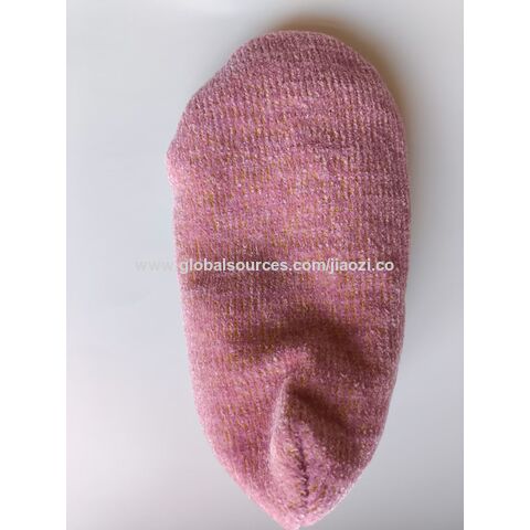 Meias de Quarto Felpudas Femininas com Sola Antiderrapante, Chinelos de Chenille Aconchegantes e Quentes para Casa