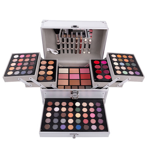 Eye shadow case Lip gloss blusher and make up brush set high pigment multifunctional professional