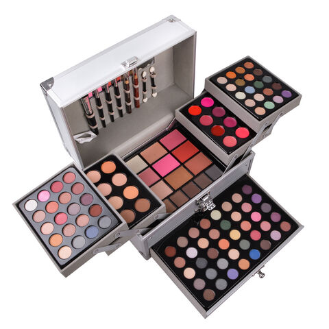 Eye shadow case Lip gloss blusher and make up brush set high pigment multifunctional professional