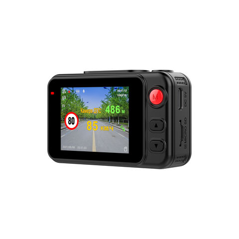 Cámara de salpicadero para coche con doble cámara frontal SHD 2K + trasera 1080P, pantalla IPS de 2", magnética, con WiFi, e-dog y GPS incorporado