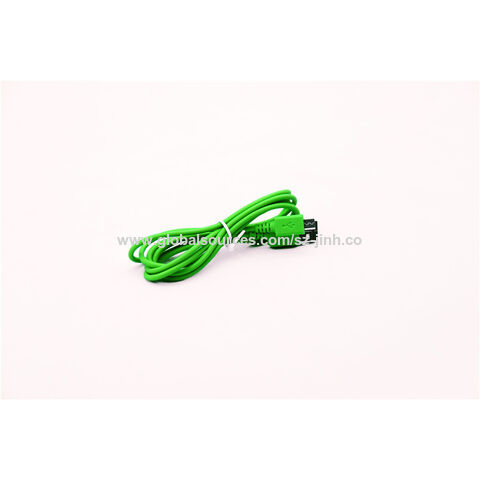 Cable de Datos Micro USB 2.0 Plano Color Verde, Conductor de Cobre Desnudo (BC), Cubierta de PVC