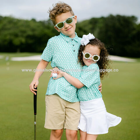 Impresión personalizada Logo Niños Boy Youth Dry Fit Polo T-Shirt Golf Wear Polo Shirts para ropa de padres e hijos