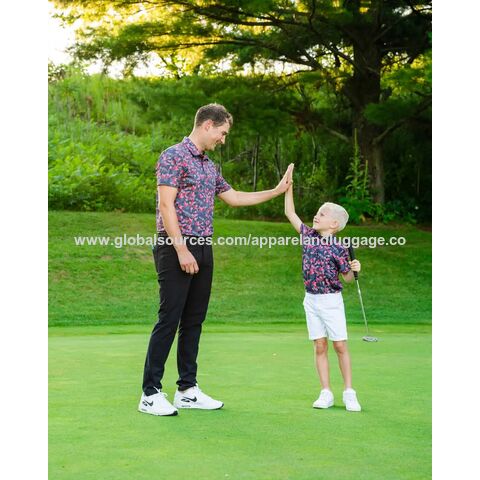 Impresión personalizada Logo Niños Boy Youth Dry Fit Polo T-Shirt Golf Wear Polo Shirts para ropa de padres e hijos