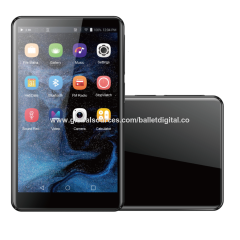 Lecteur MP4 MP3 Portable 4 pouces à écran tactile, 750mAh, sans caméra et avec haut-parleur