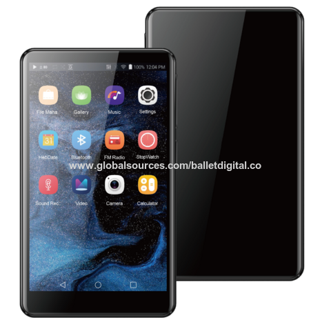 Lecteur MP4 MP3 Portable 4 pouces à écran tactile, 750mAh, sans caméra et avec haut-parleur