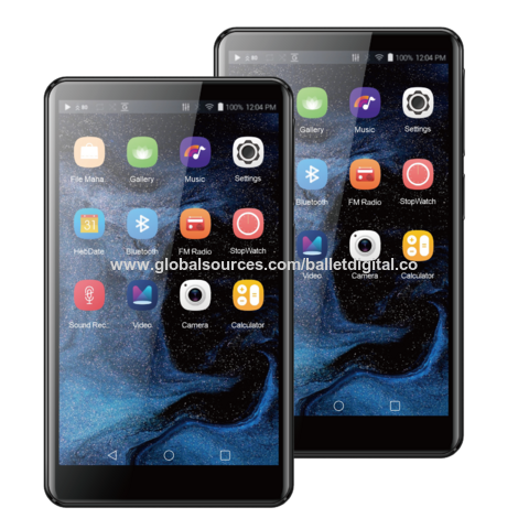 Lecteur MP4 MP3 Portable 4 pouces à écran tactile, 750mAh, sans caméra et avec haut-parleur