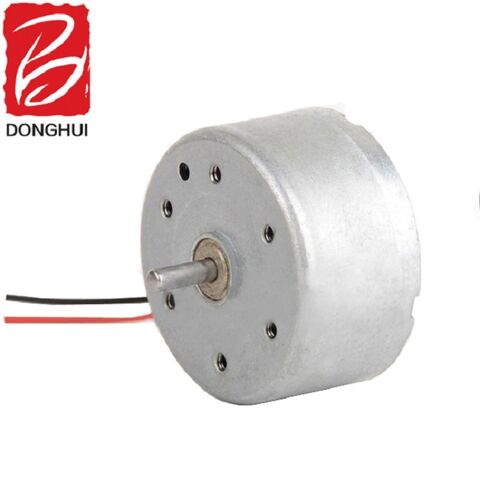 Fabricante OEM de China Motor de micro cepillo de CC de 3/6 V y baja velocidad de 20000 rpm con diámetro personalizado de 24.4 mm para altavoces Panel solar DRF-300
