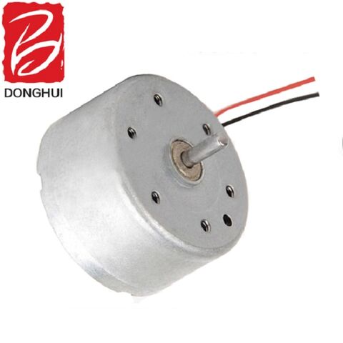 Fabricante OEM de China Motor de micro cepillo de CC de 3/6 V y baja velocidad de 20000 rpm con diámetro personalizado de 24.4 mm para altavoces Panel solar DRF-300
