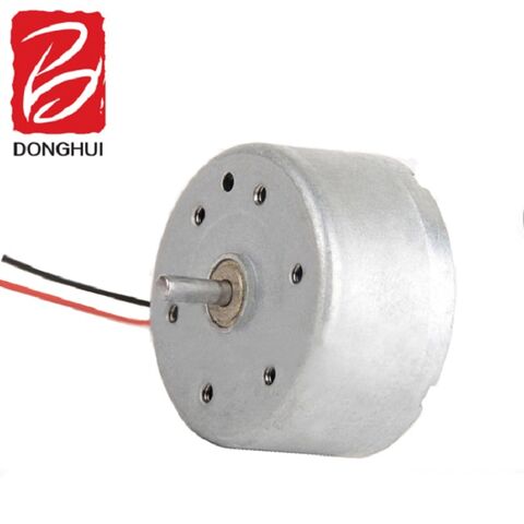 Fabricante OEM de China Motor de micro cepillo de CC de 3/6 V y baja velocidad de 20000 rpm con diámetro personalizado de 24.4 mm para altavoces Panel solar DRF-300