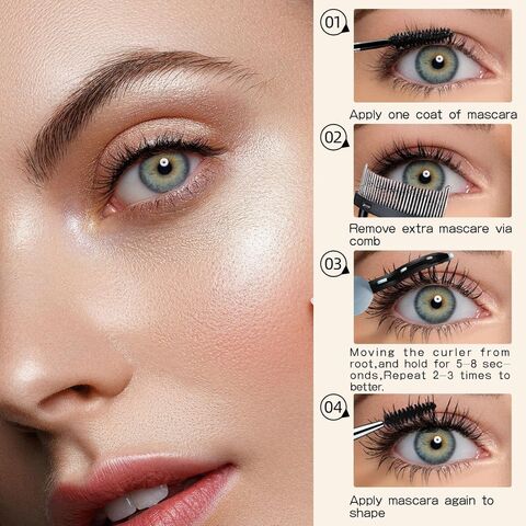 Beheizbarer Wimpernformer, intelligenter, abschaltbarer, wiederaufladbarer elektrischer Wimpernformer, schnelles Aufheizen für 24 Stunden, langanhaltend - blau.