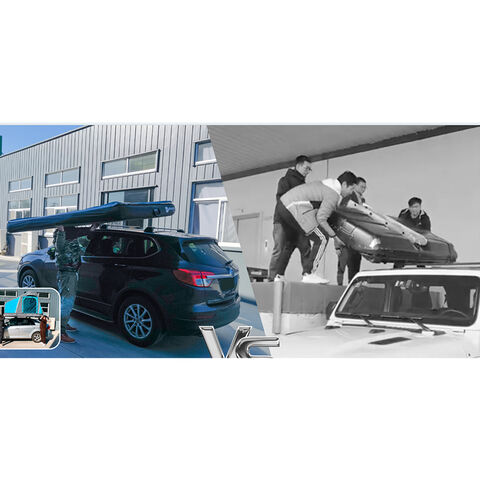 Play Do 4-Jahreszeiten Tragbares Dachzelt SUV Autocamping Aufblasbares Dachzelt für Fahrzeuge Outdoor Zelt