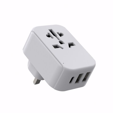 Adaptateur de Voyage Universel vers Royaume-Uni USB en Gros OEM - Petit Convertisseur