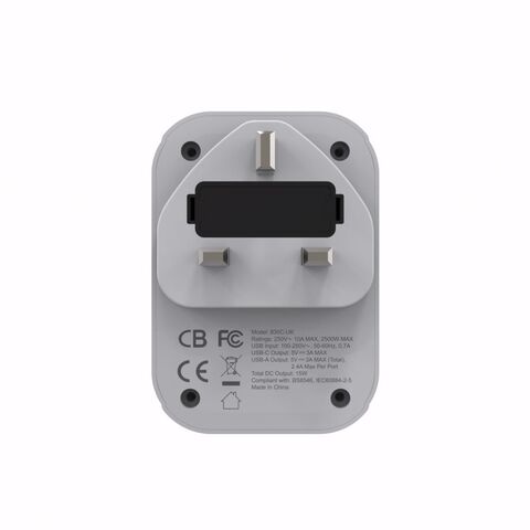 Adaptateur de Voyage Universel vers Royaume-Uni USB en Gros OEM - Petit Convertisseur