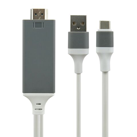 USB 3.1 Typ C auf 4K60Hz UHD HDTV Kabel mit USB-Ladefunktion, MHL USB zu HDTV Kabel