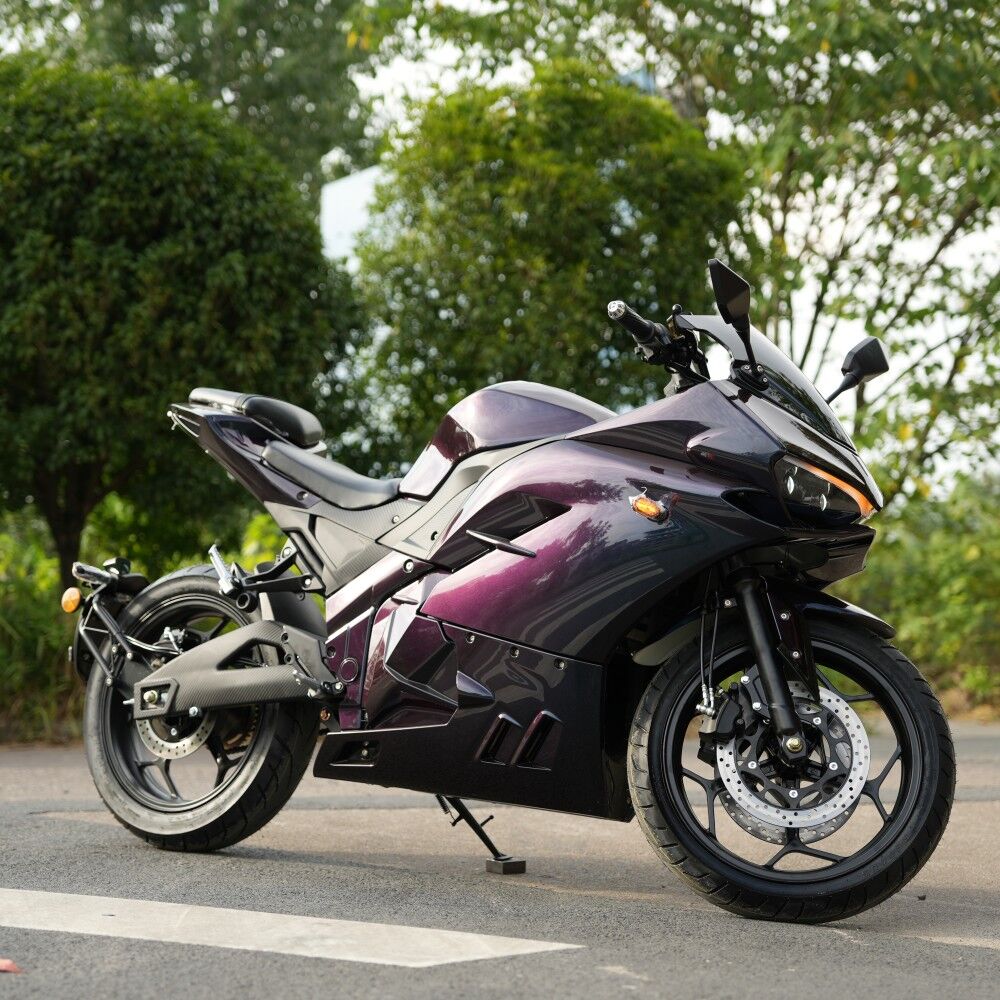 5000w 110km/h Super Speed Central Motor Racing Electric Motorcycle With ...