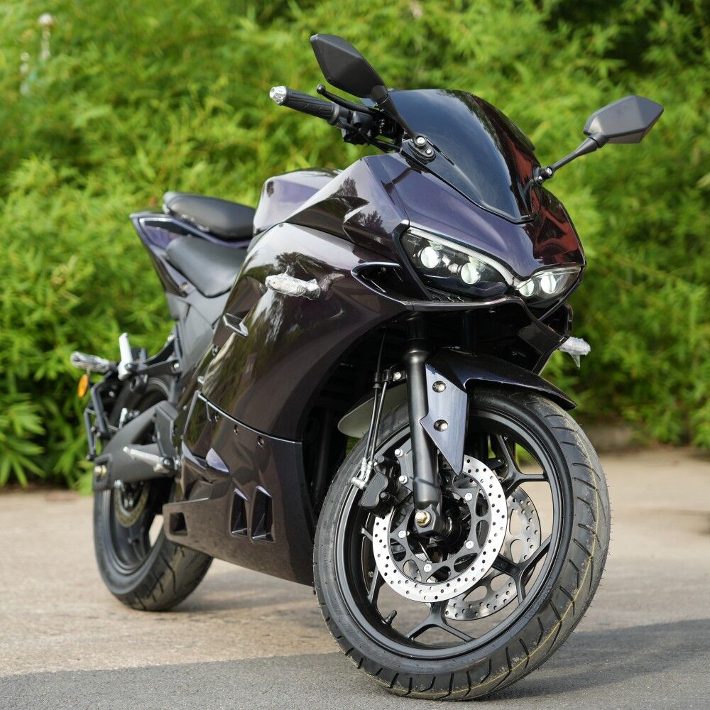 Picture of 5000w 110km/h Super Speed Central Motor Racing Electric Motorcycle With ...
