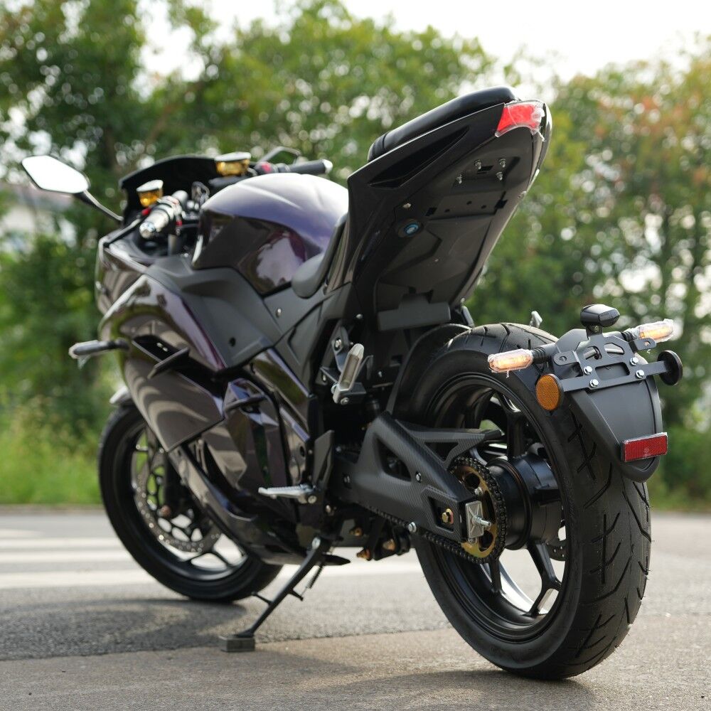 Picture of 5000w 110km/h Super Speed Central Motor Racing Electric Motorcycle With ...