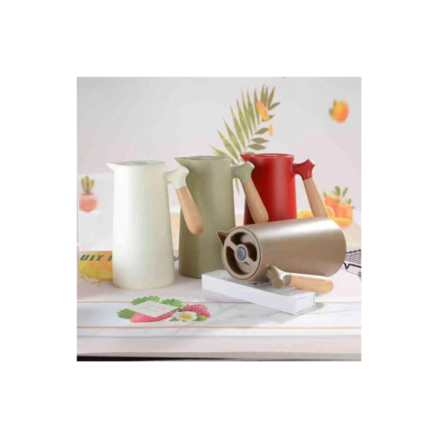 1L Flask Kettle Glass Liner Large Capacity Thermal Insulation Kettle Thermal Insulation Pot Glass