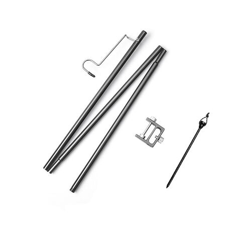 Support de Fixation en Alliage d'Aluminium pour Lampe de Camping Pliable Portable d'Extérieur