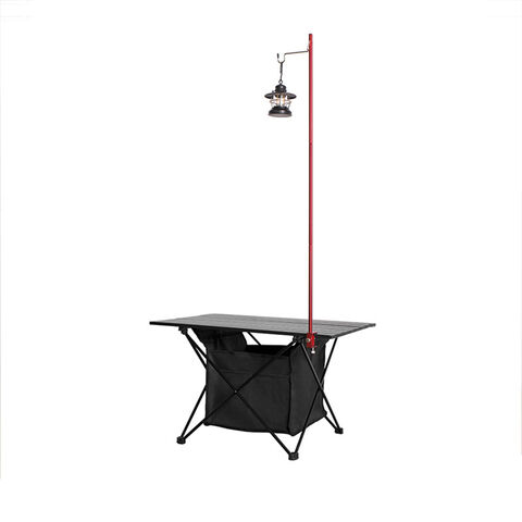Support de Fixation en Alliage d'Aluminium pour Lampe de Camping Pliable Portable d'Extérieur