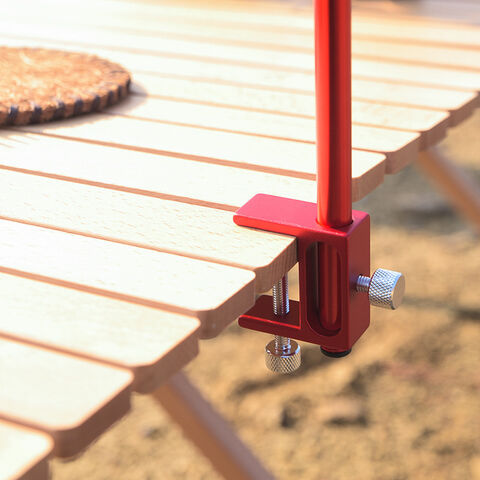 Support de Fixation en Alliage d'Aluminium pour Lampe de Camping Pliable Portable d'Extérieur