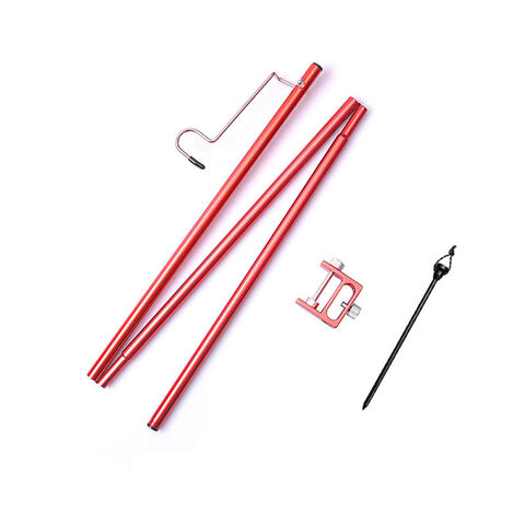 Support de Fixation en Alliage d'Aluminium pour Lampe de Camping Pliable Portable d'Extérieur