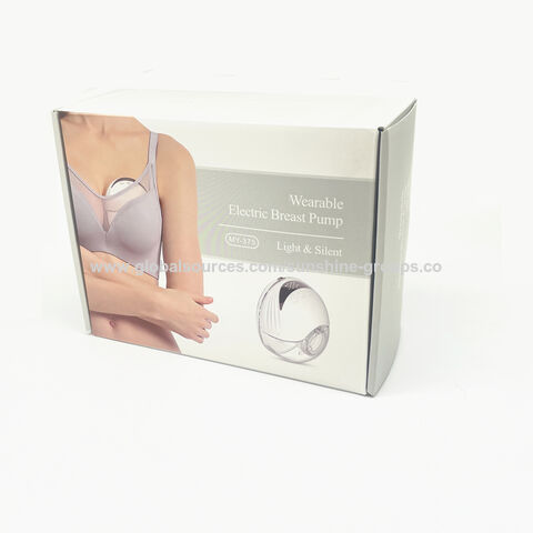 Bomba tira leite elétrica vestível totalmente automática mãos-livres grande sucção dupla face massagem lactação
