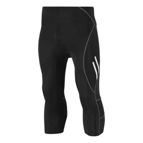 Pantalon de Cyclisme Homme, Leggings de Sport Rembourrés de Compression à Séchage Rapide pour Vélo