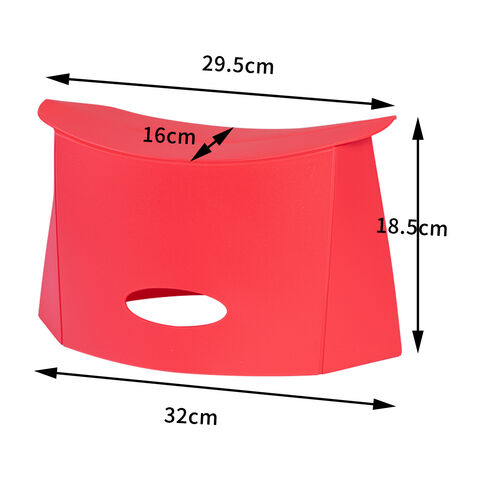 7 Inch Lightweight Not Take up Space Simple Household Thickened Portable Outdoor Stool Plastic