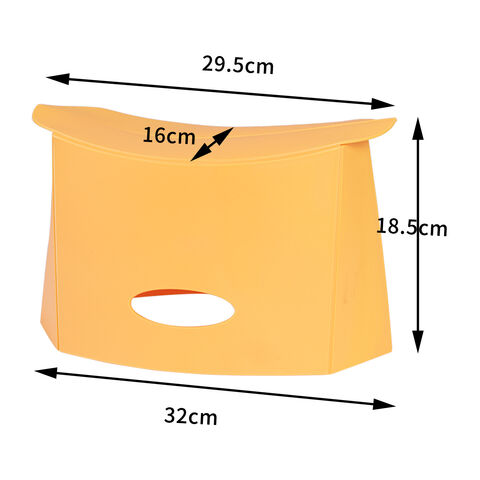 7 Inch Lightweight Not Take up Space Simple Household Thickened Portable Outdoor Stool Plastic