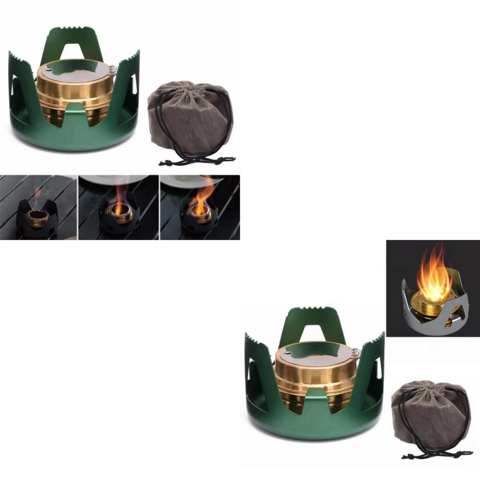 Liquid Windproof Stove Camping Portable Lightweight Alcohol Stove Outdoor
