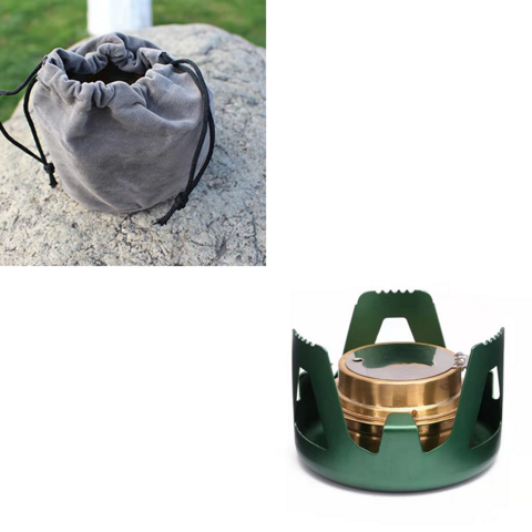 Liquid Windproof Stove Camping Portable Lightweight Alcohol Stove Outdoor
