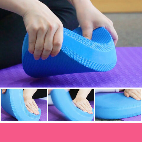 Almohadilla de Estabilidad para Entrenamiento, Cojín de Equilibrio de Espuma para Ejercicio, Terapia, Yoga, Entrenamiento de Flexibilidad para Danza