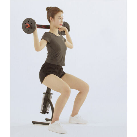 Herramienta de Fitness Asistente de Sentadillas Ajustable para Ejercicios de Tren Inferior y Core